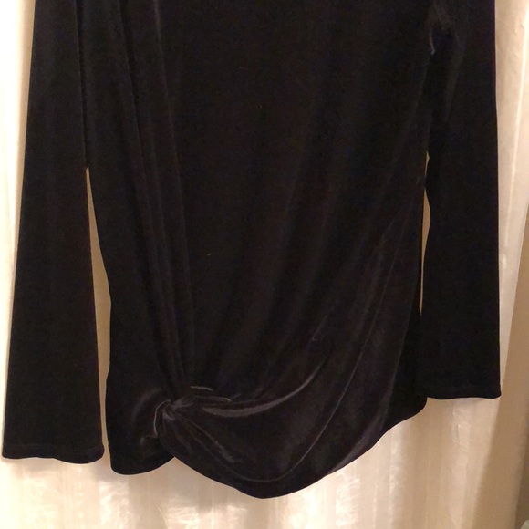 SALE! Halogen Black Velvet Top NWOT - Picture 4 of 4